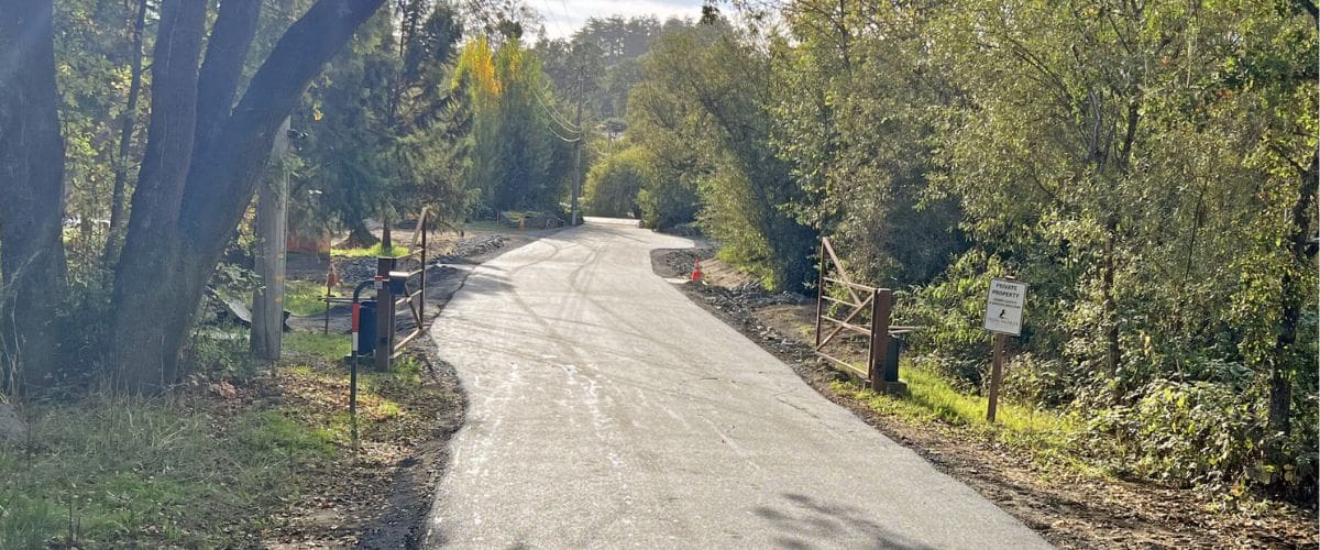 new paved road for iron horse