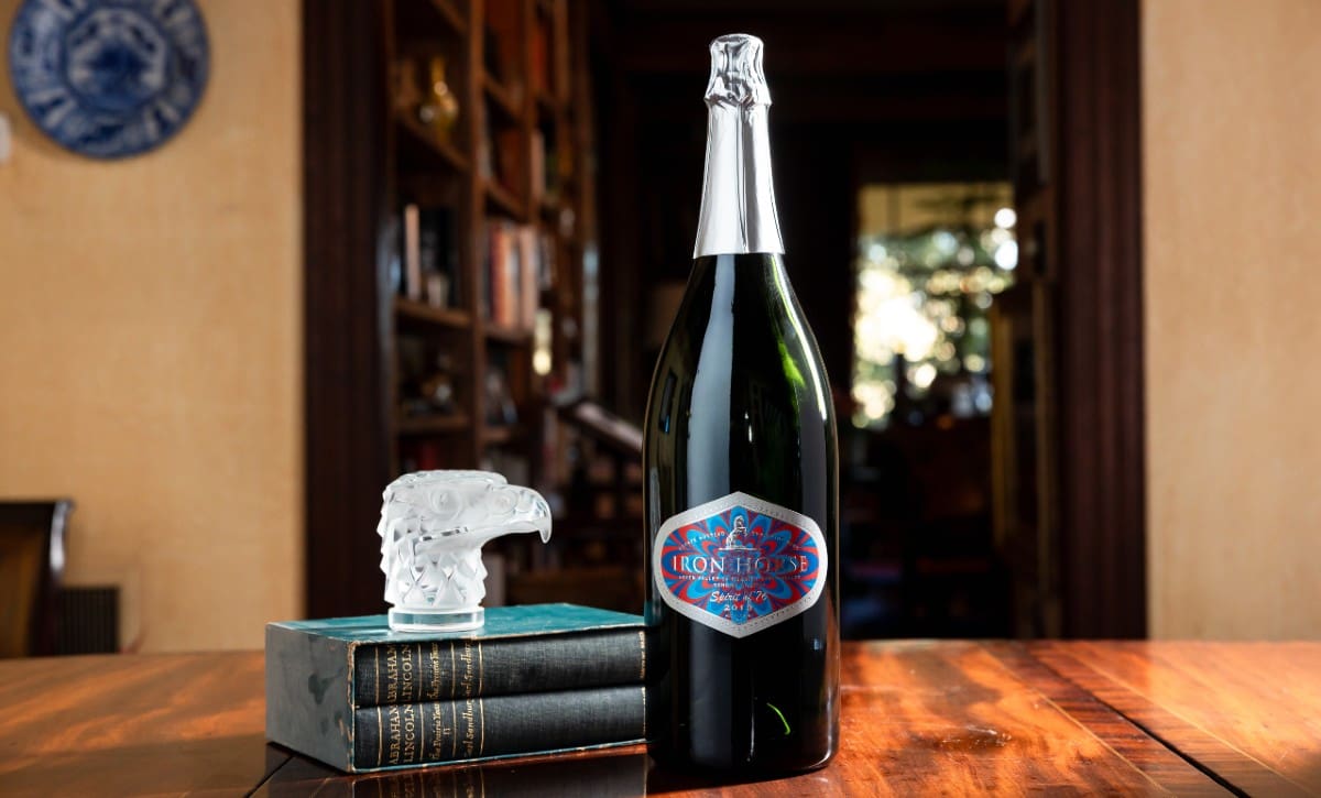 spirit of 76 bottle on a table