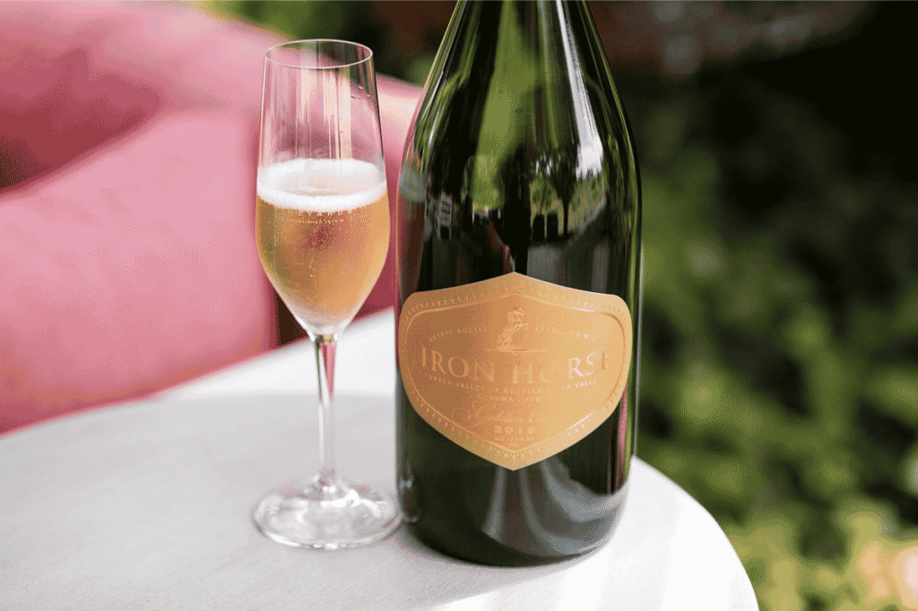 Horizontal photo of Iron Horse Golden Cuvee