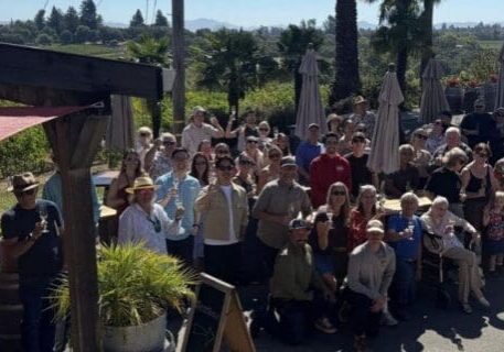 iron horse staff at harvest outside